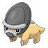 Shieldon en Pokédex Arándano