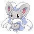 Cinccino en Pokédex Arándano
