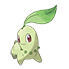 Chikorita en Pokédex Arándano