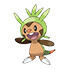 Chespin en Pokédex Arándano