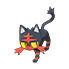 Litten en Pokédex Arándano