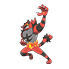 Incineroar en Pokédex Arándano