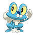 Froakie en Pokédex Arándano