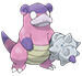 Slowbro de Galar en Pokédex Arándano