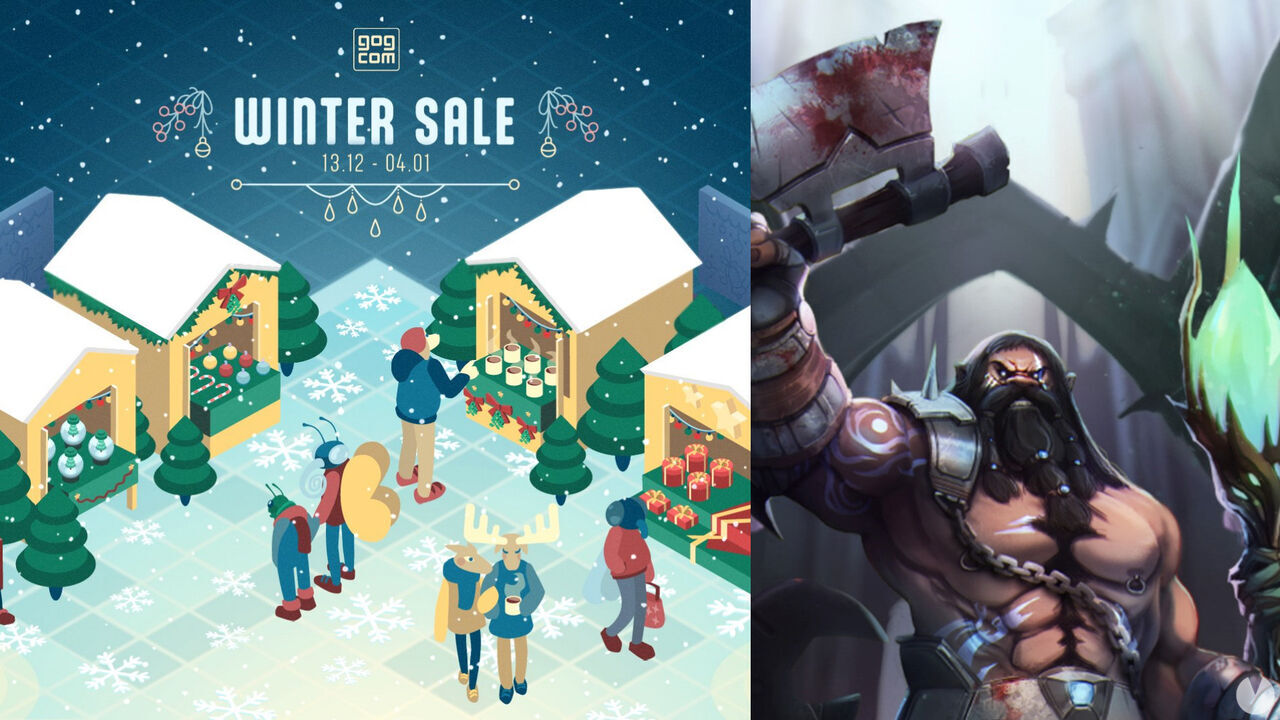GOG regala cinco juegos para PC por sus ofertas de invierno, con más de 6000 descuentos. Noticias en tiempo real
