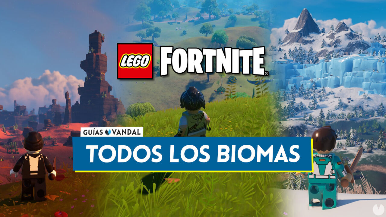 Biomas en LEGO Fortnite: Todos los tipos de zonas de mundo y detalles - LEGO Fortnite