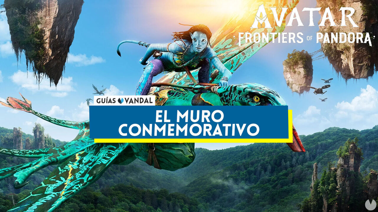 El muro conmemorativo en Avatar: Frontiers of Pandora - Avatar: Frontiers of Pandora