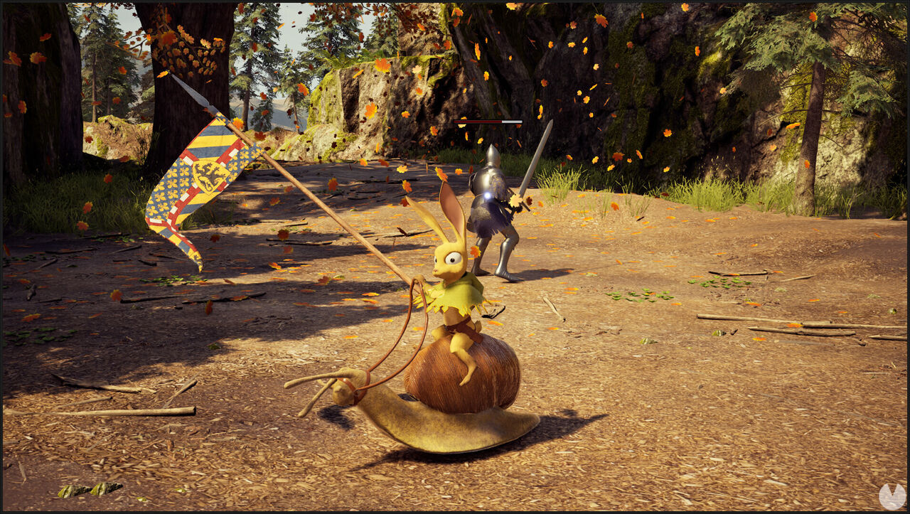 Como Dark Souls pero con conejos medievales montados en caracoles: Así es el peculiar Johan