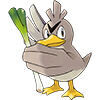 Farfetch'd en Pokédex del DLC Megadimensión de Leyendas Z-A