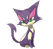 Purrloin en Pokédex del DLC Megadimensión de Leyendas Z-A