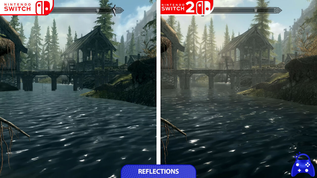 Así ha mejorado gráficamente Skyrim en Switch 2: Lo comparan con la primera Switch, PS4 Pro y PS5. Noticias en tiempo real