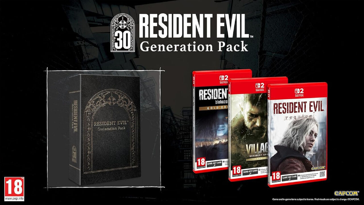 El pack Resident Evil Generation para Switch 2 ya puede reservarse en exclusiva en GAME. Noticias en tiempo real