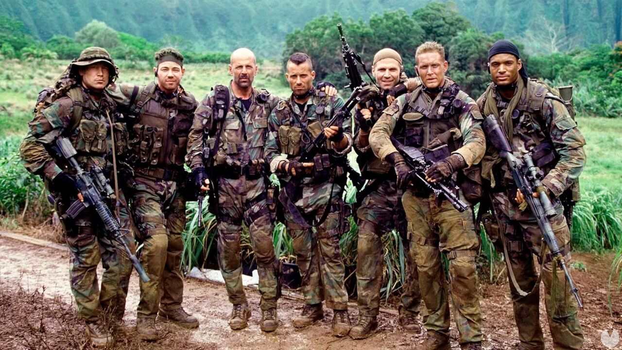 Bruce Willis en Lgrimas del sol