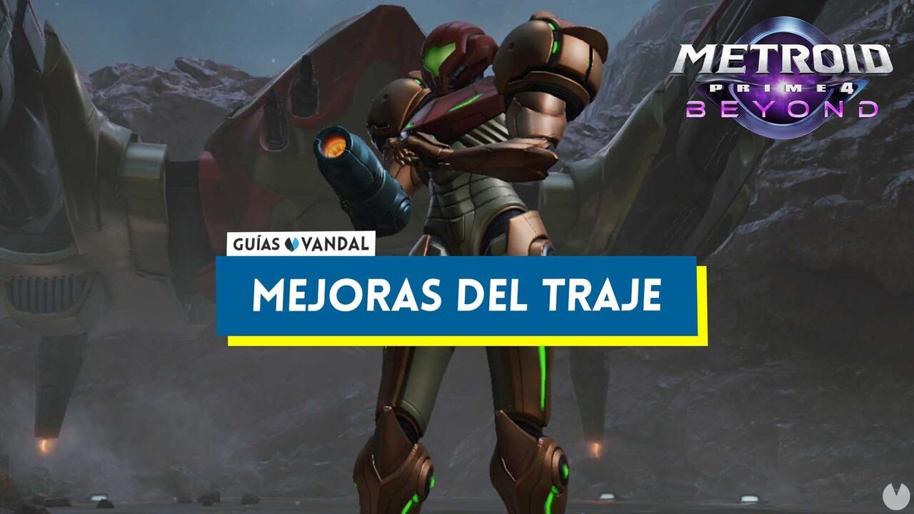 Todas las mejoras del traje en Metroid Prime 4: Beyond - Metroid Prime 4: Beyond