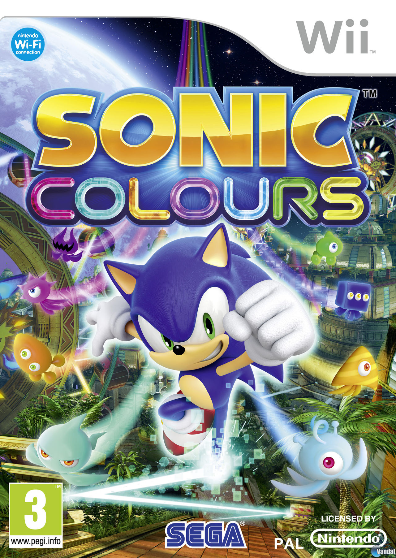 estudiante universitario Tender resumen Sonic Colours - Videojuego (Wii y NDS) - Vandal