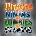 Portada Pirates vs Ninjas vs Zombies vs Pandas