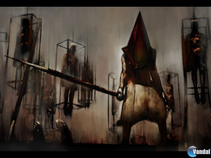 Ilustracin de Pyramid Head de Silent Hill 2