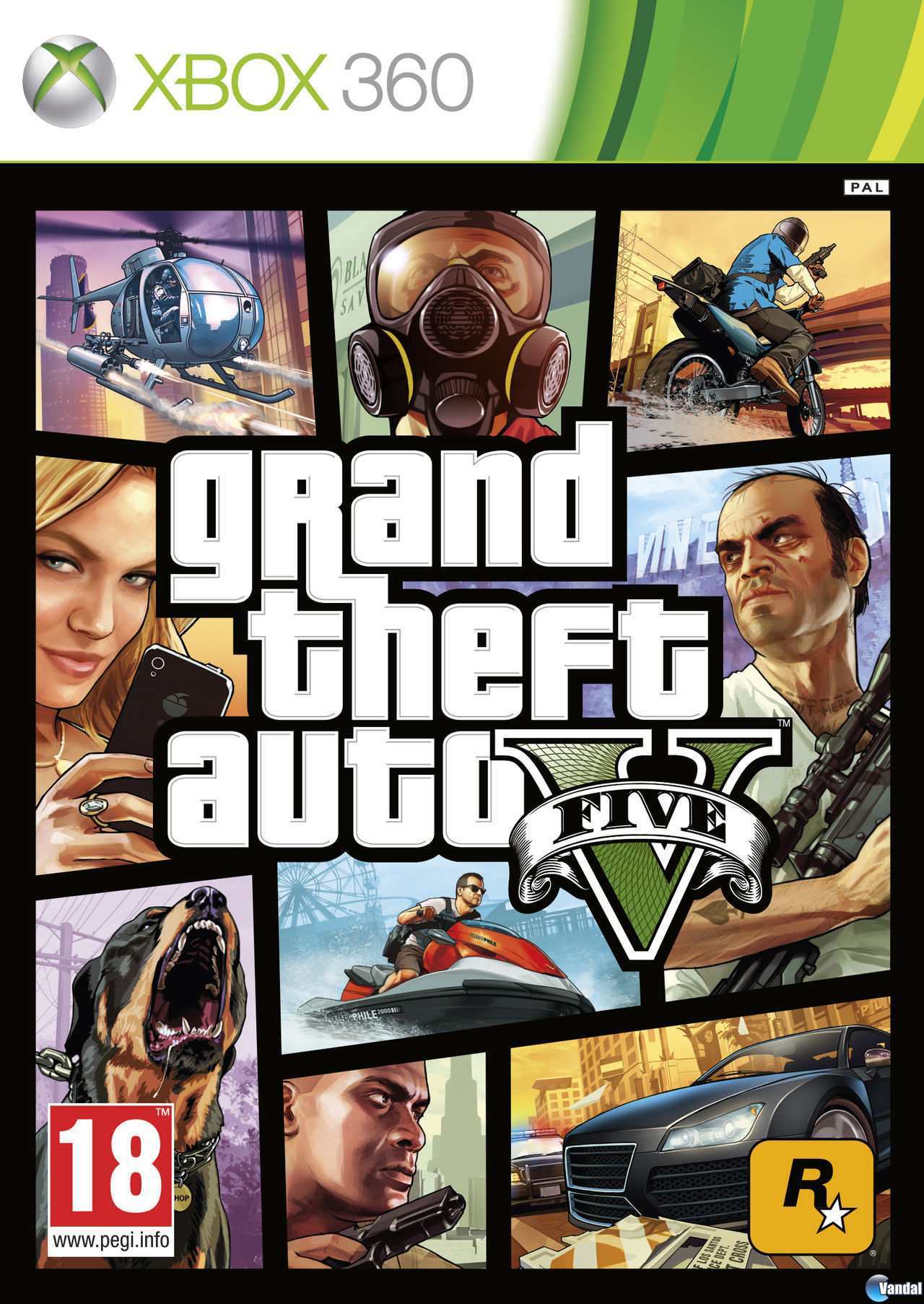 Grand Theft Auto V Videojuego (Xbox 360) - Vandal