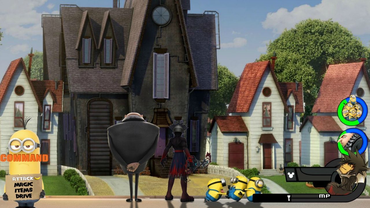 Un fan imagina múltiples mundos para Kingdom Hearts III