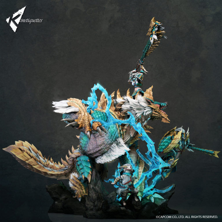 Kinetiquettes presenta su nuevo diorama de Monster Hunter