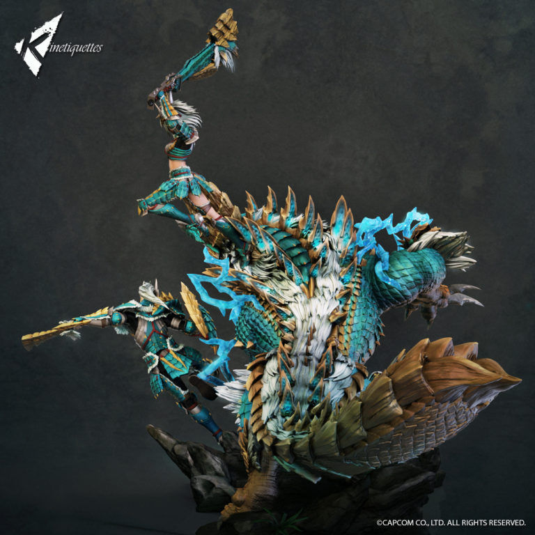 Kinetiquettes presenta su nuevo diorama de Monster Hunter