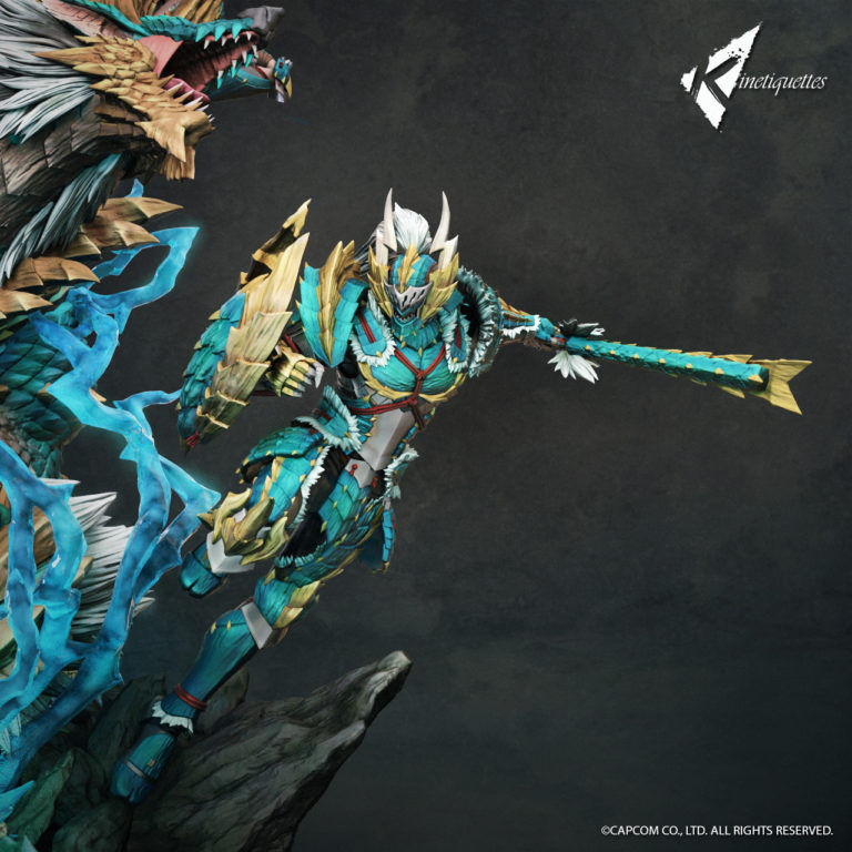 Kinetiquettes presenta su nuevo diorama de Monster Hunter