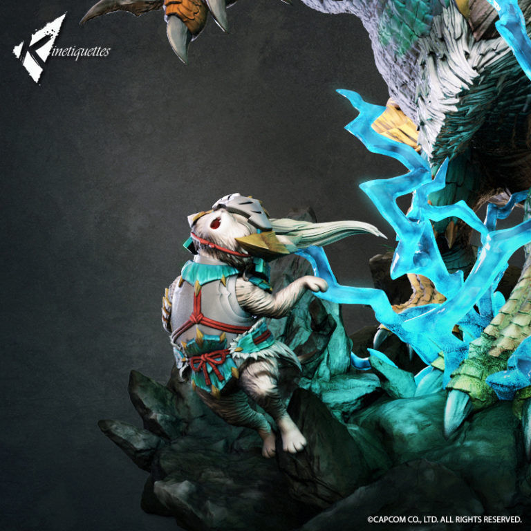 Kinetiquettes presenta su nuevo diorama de Monster Hunter