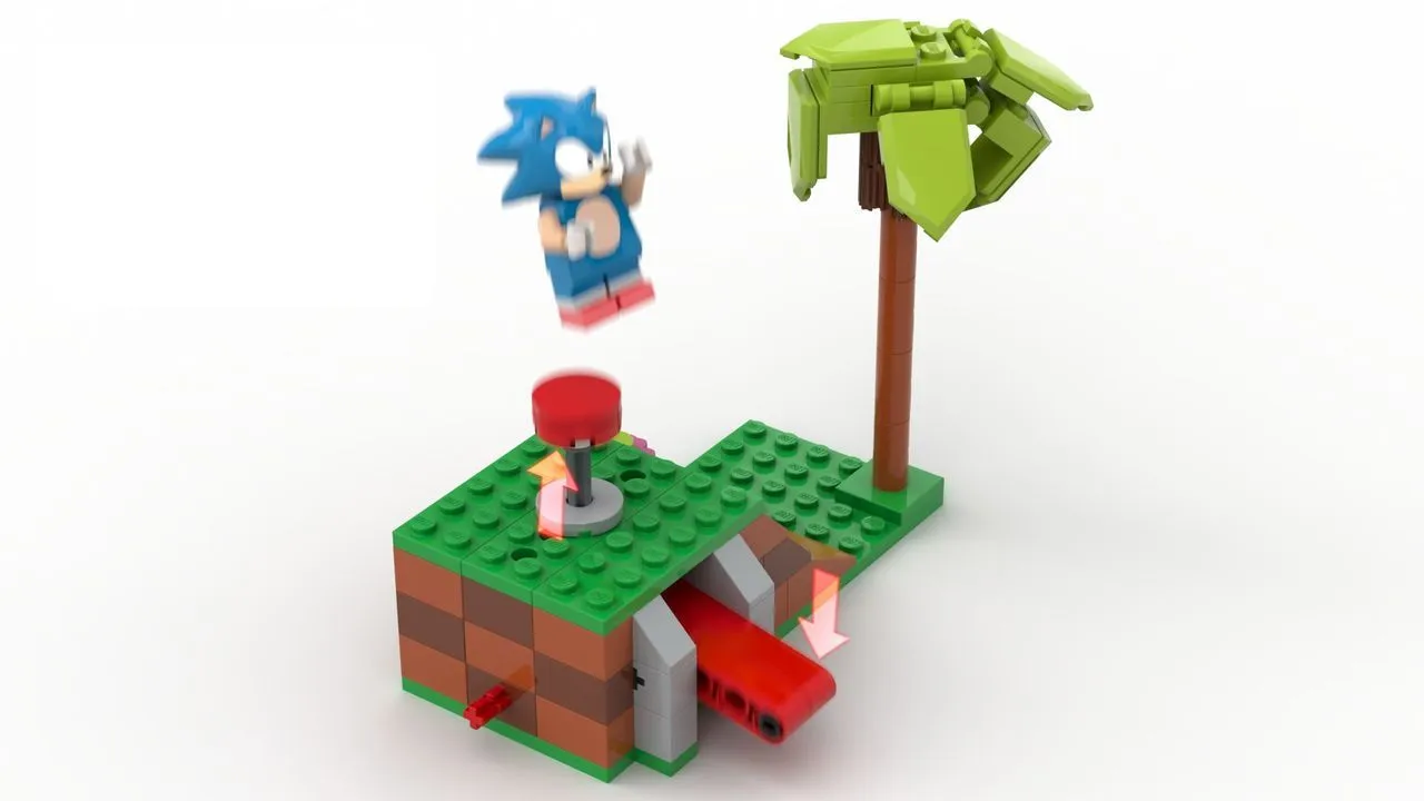 Esta genial figura LEGO de Sonic the llegar al - Vandal