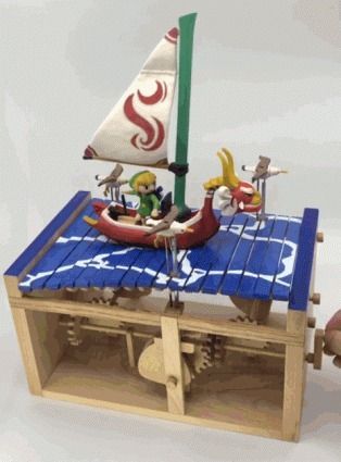 Un fan de The Legend of Zelda: The Wind Waker construye un diorama animado