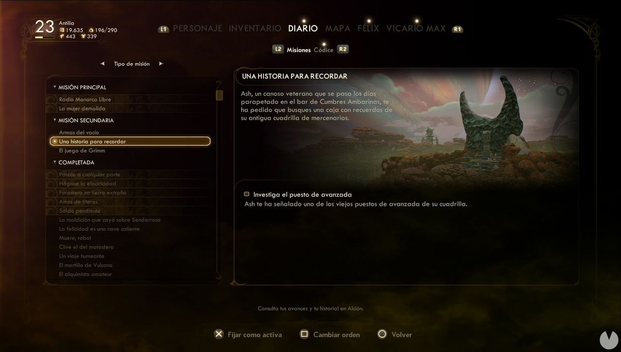 Cmo completar Una historia para recordar en The Outer Worlds - The Outer Worlds