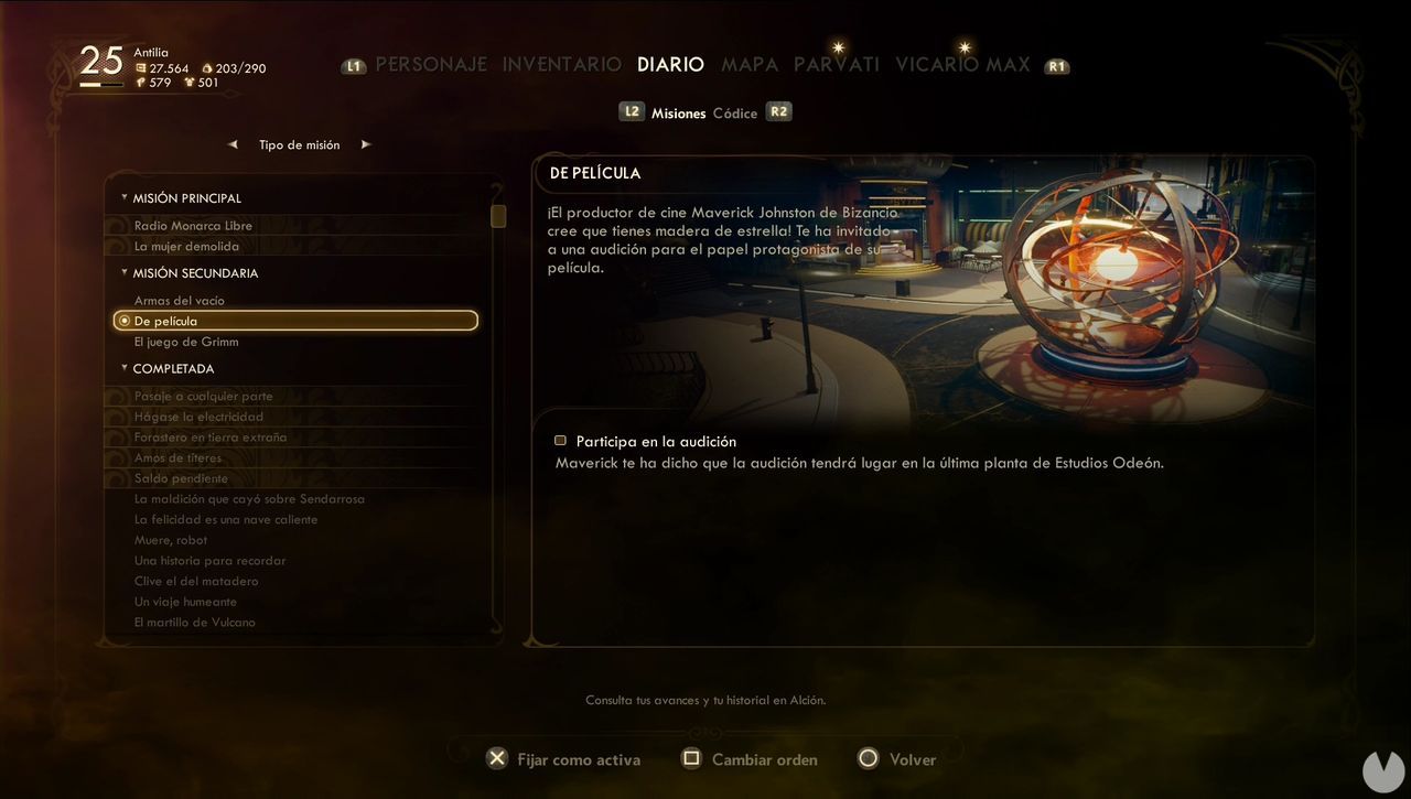 Cmo completar De pelcula en The Outer Worlds - The Outer Worlds