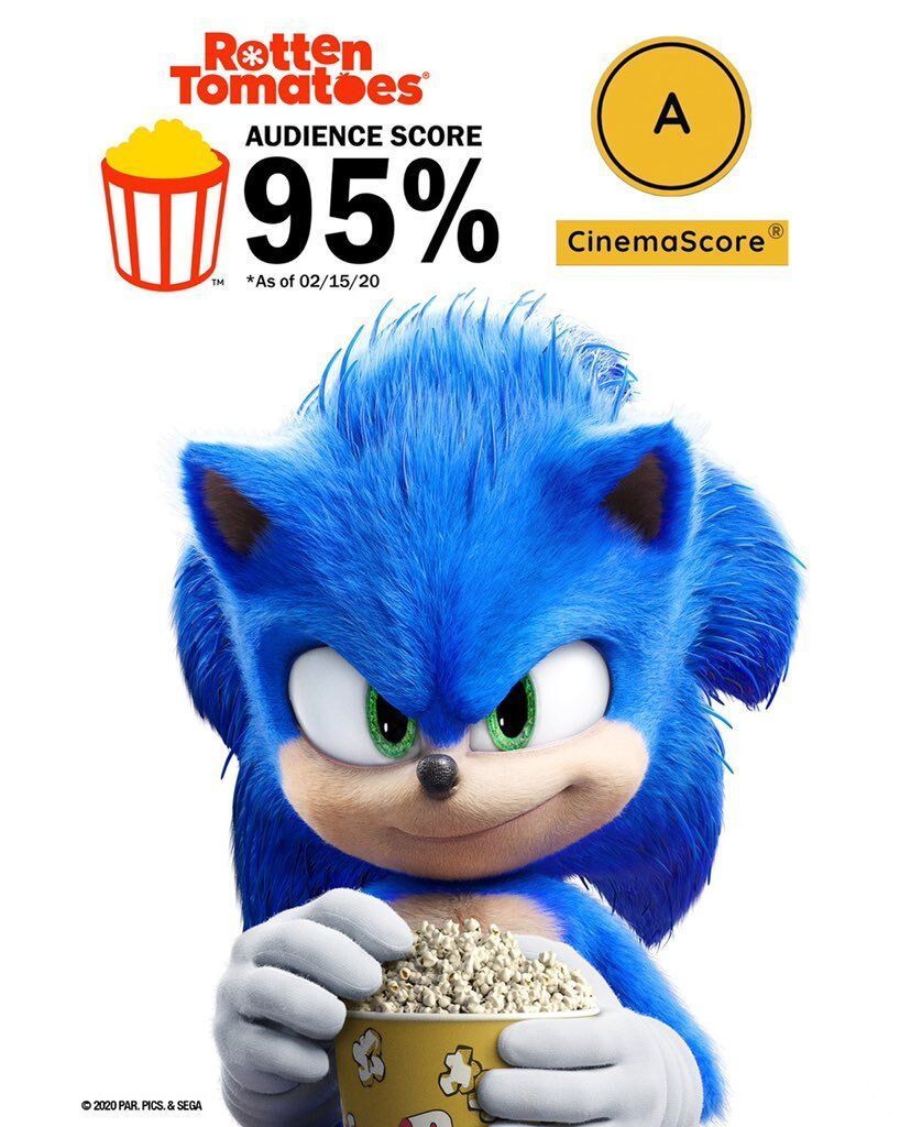 El público estadounidense está valorando muy positivamente la película de Sonic