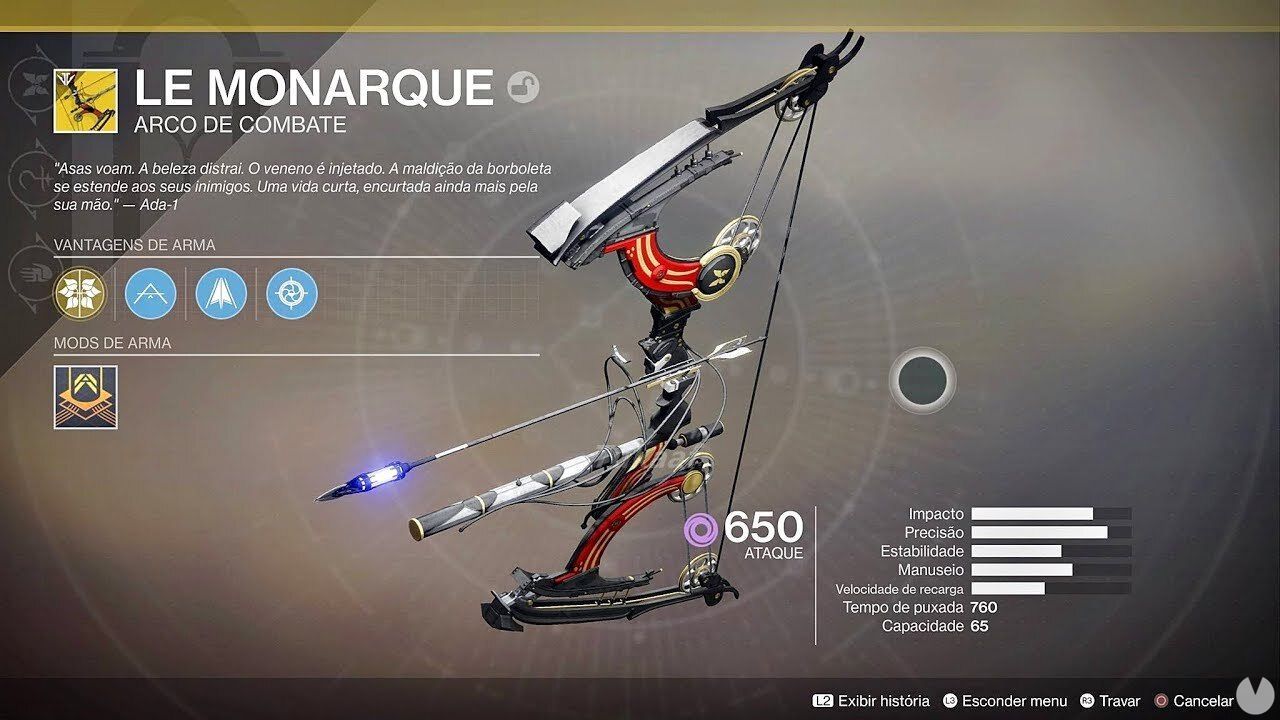 Le monarque destiny 2 обзор