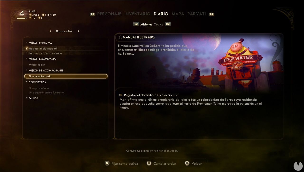 Cmo completar El manual ilustrado en The Outer Worlds - The Outer Worlds