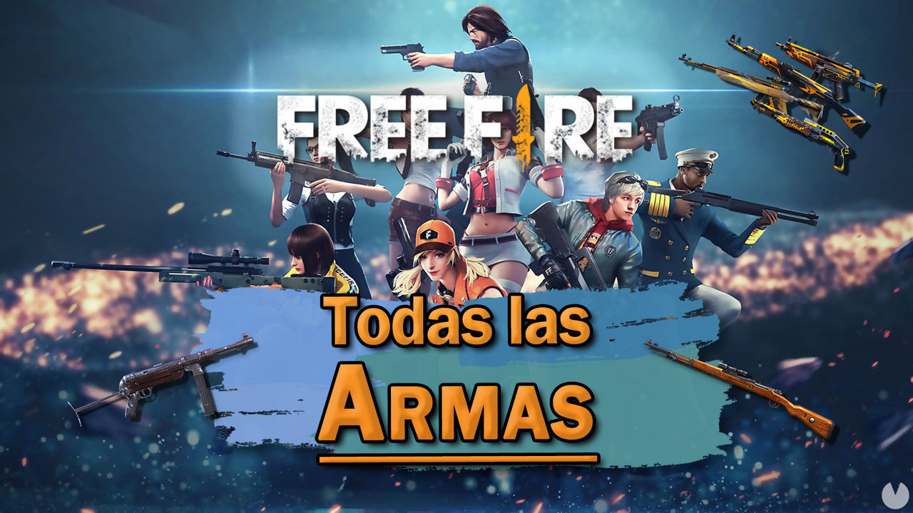 Free Fire: TODAS las Armas, estadsticas, atributos y ventajas - Garena Free Fire