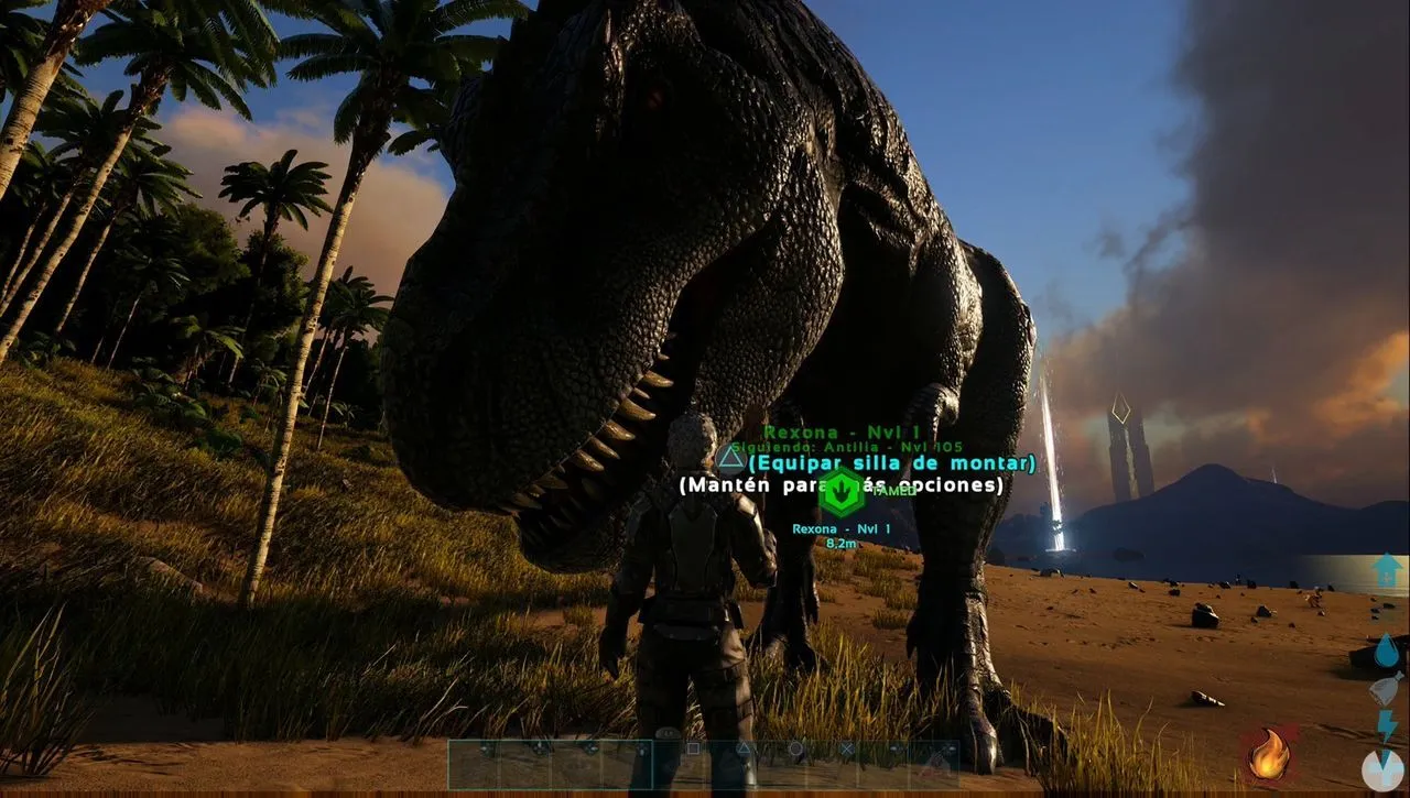 Ark: Survival Evolved - Cómo domar y montar dinosaurios
