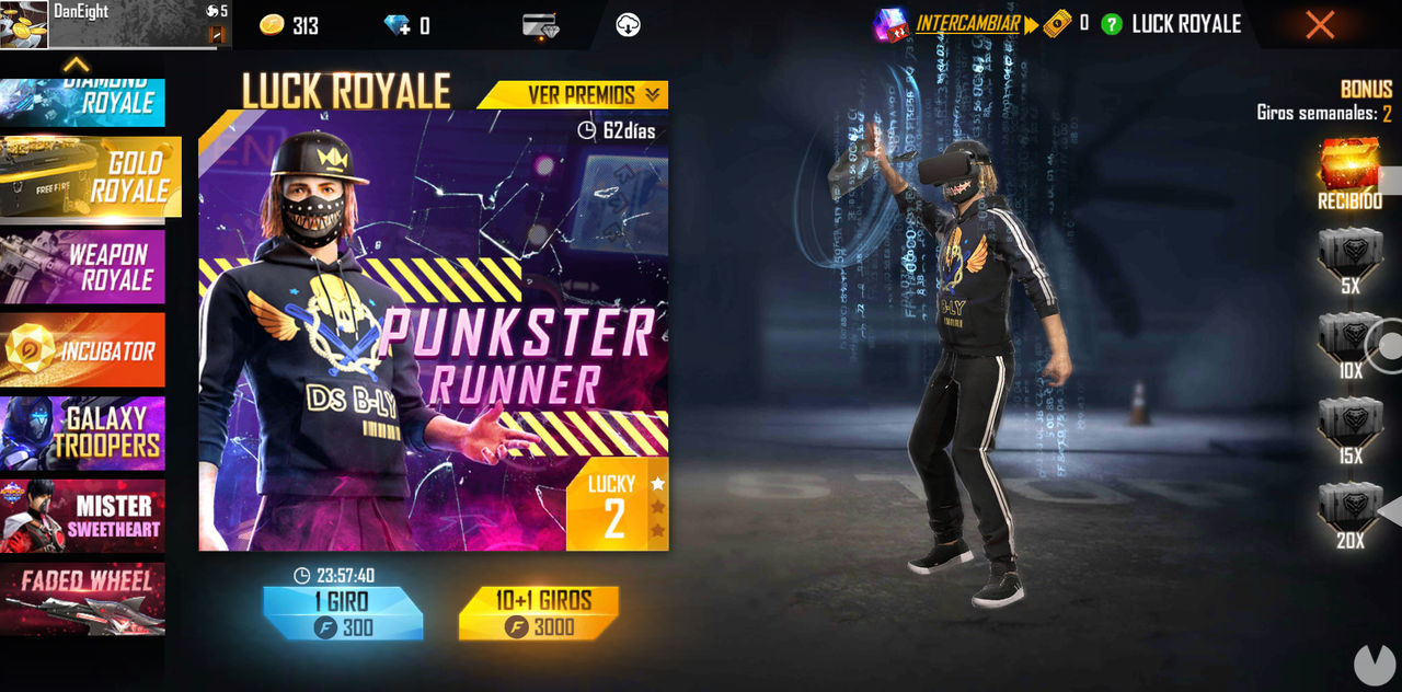 Free Fire - Spin Gold Royale