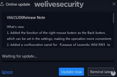 Petición de actualización de NoxPlayer