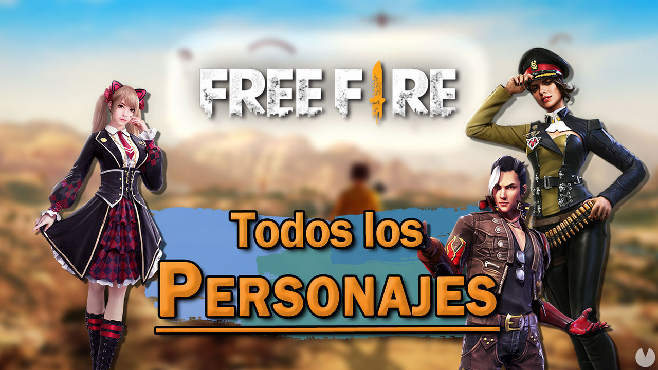 Free Fire: TODOS los Personajes, cmo conseguirlos y habilidades - Garena Free Fire
