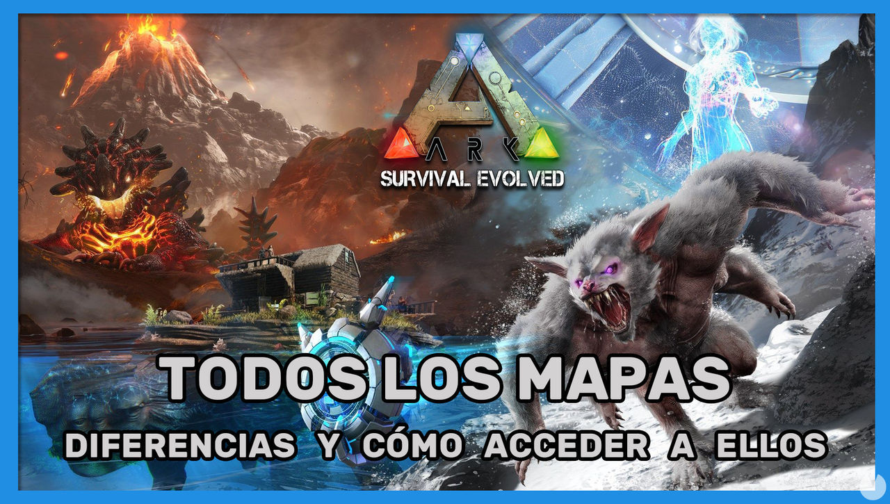 Ark: Survival Evolved - Todos los mapas, diferencias y cmo acceder - ARK: Survival Evolved