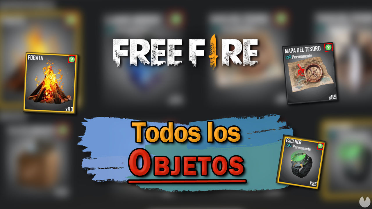 Free Fire: TODOS los Objetos de supervivencia y para qu sirven - Garena Free Fire