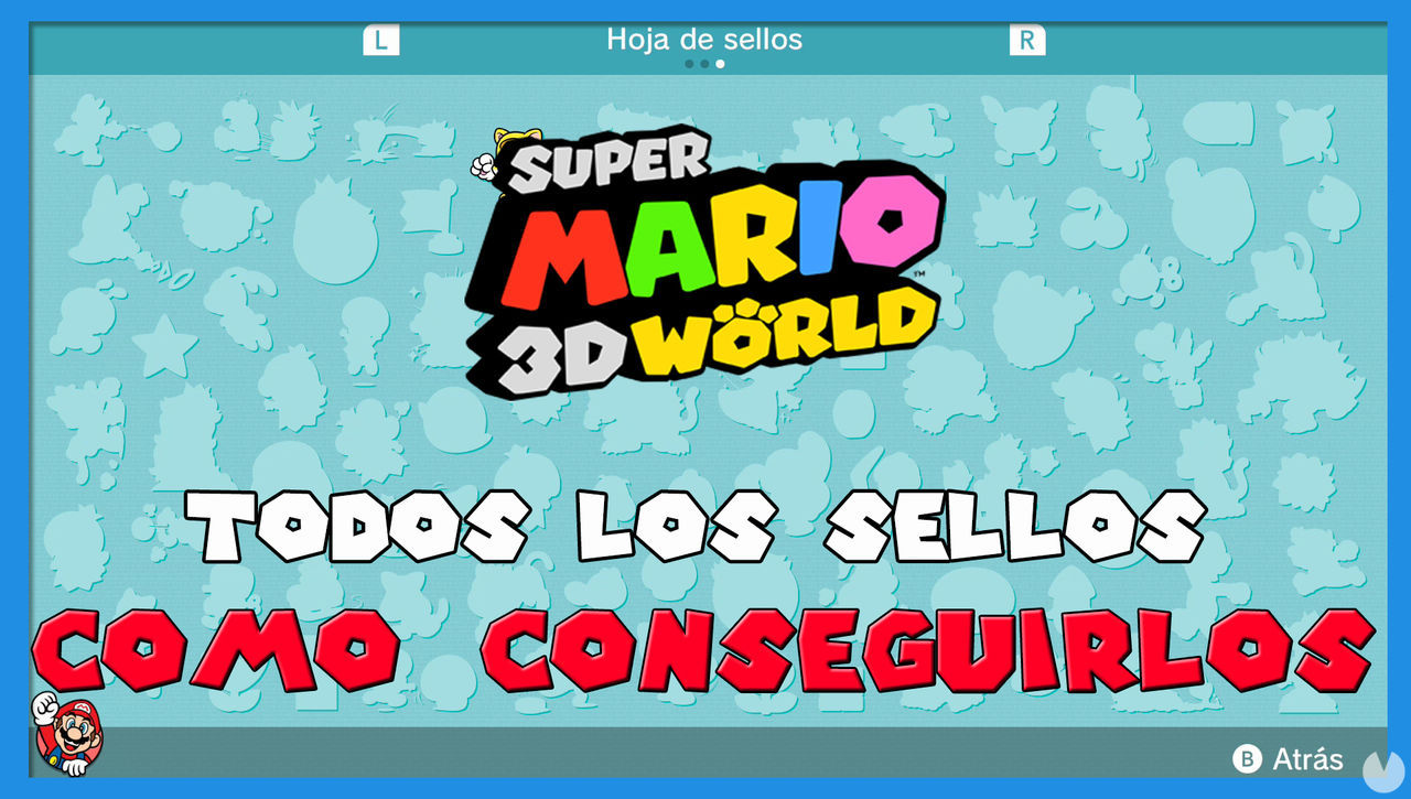Super Mario 3D World: TODOS los sellos y cmo conseguirlos - Super Mario 3D World + Bowser's Fury