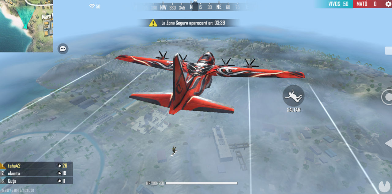 Free Fire - Land in a good spot on the map