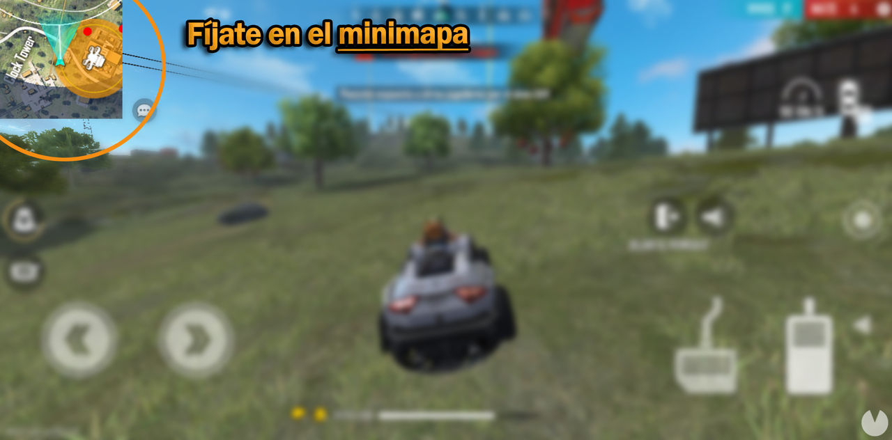 Free Fire - The minimap is incredibly useful