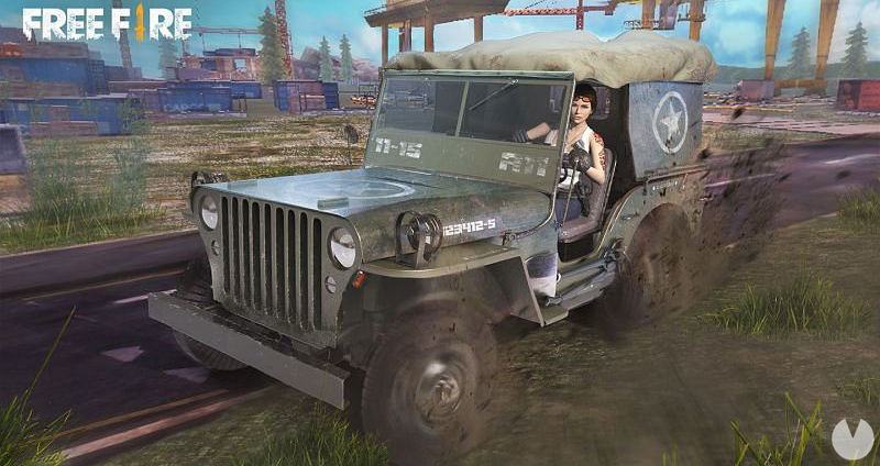 Free Fire - All vehicles: Military Jeep