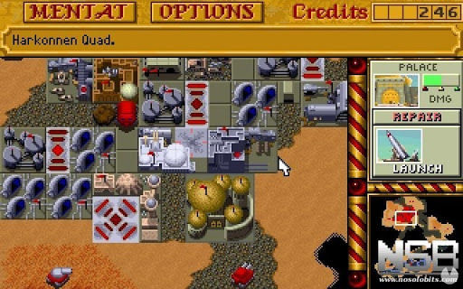Captura de Dune, juego de estrategia publicado en 1992.