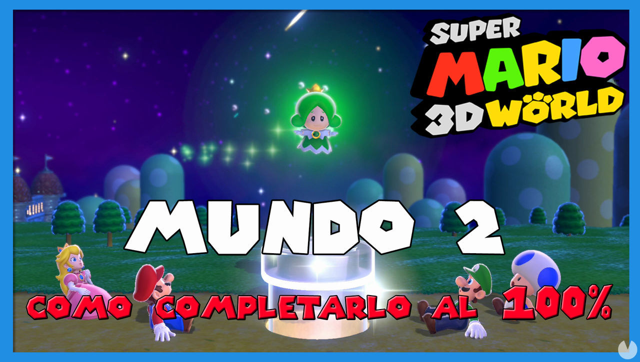 Mundo 2 en Super Mario 3D World al 100% - Super Mario 3D World + Bowser's Fury