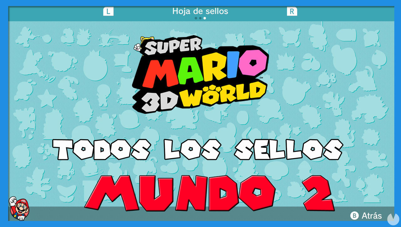 Super Mario 3D World: TODOS los sellos del Mundo 2 - Super Mario 3D World + Bowser's Fury