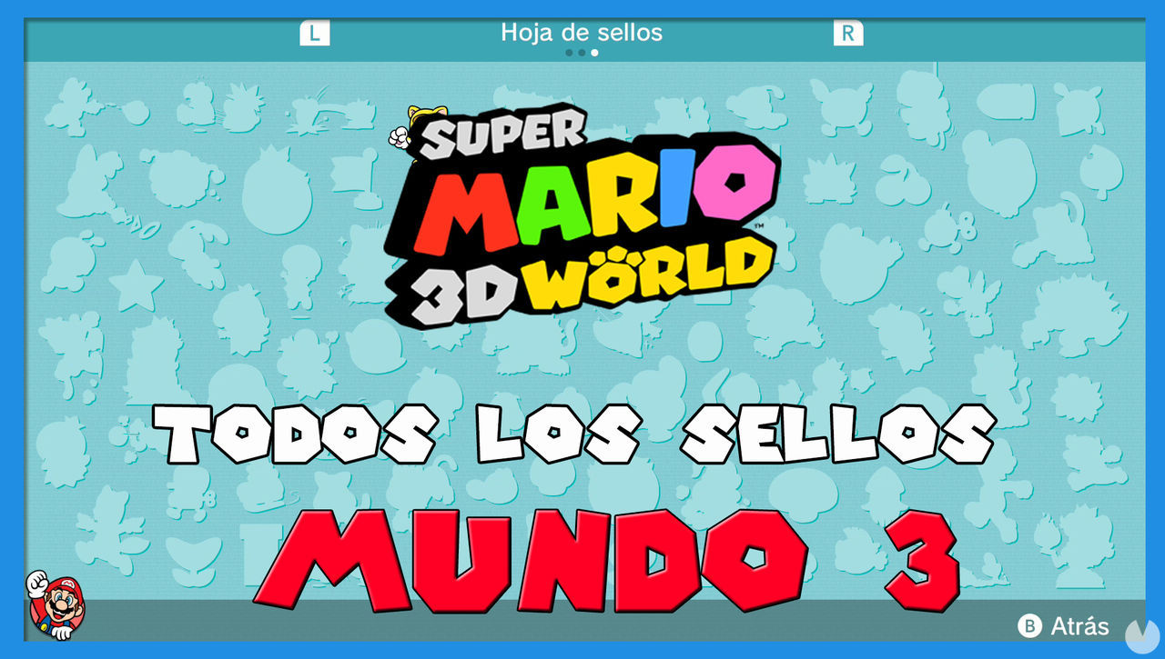 Super Mario 3D World: TODOS los sellos del Mundo 3 - Super Mario 3D World + Bowser's Fury