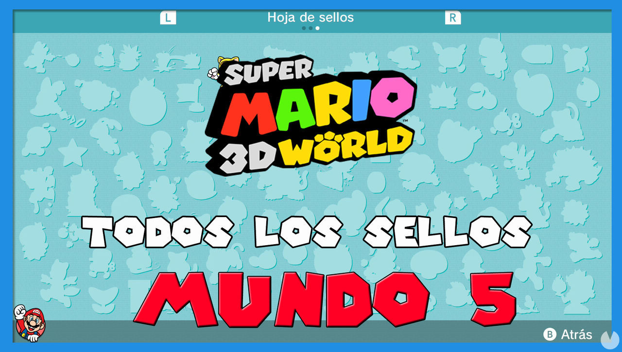 Super Mario 3D World: TODOS los sellos del Mundo 5 - Super Mario 3D World + Bowser's Fury
